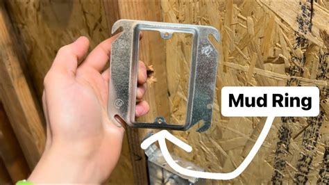 mud ring electrical box|handy box round mud ring.